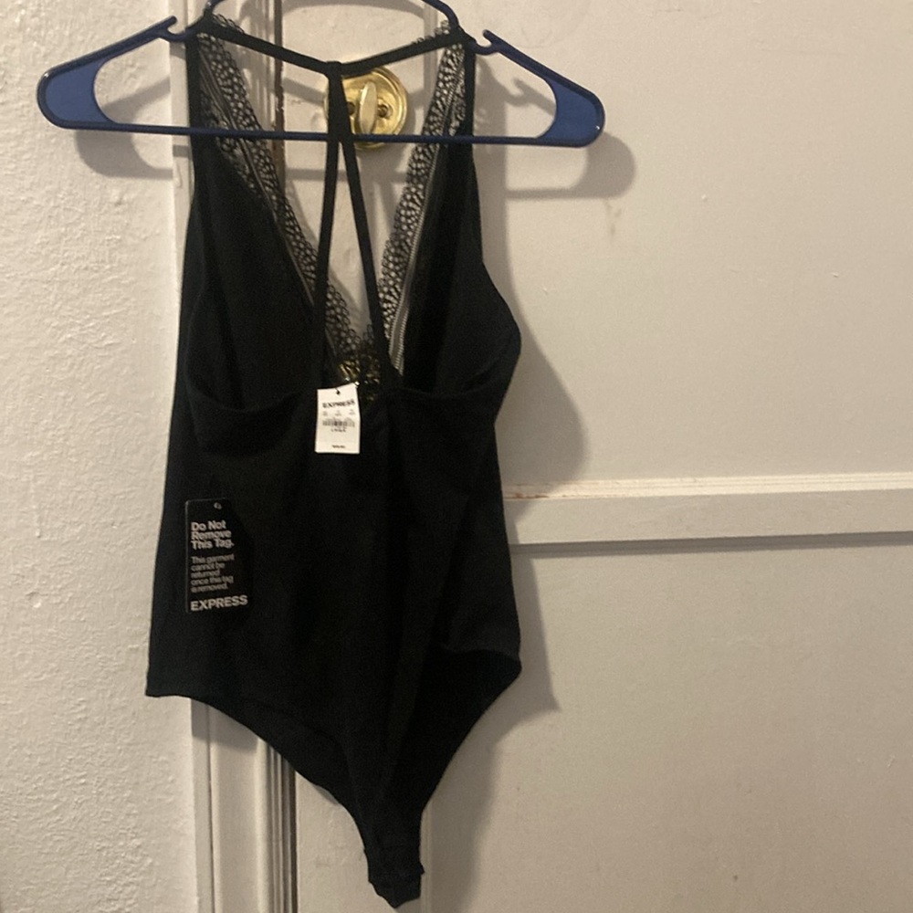 Express black women’s petite large NWT bodysuit - Picture 2 of 7